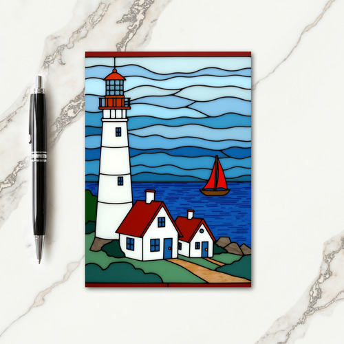 Coastal Fathers Day View Card