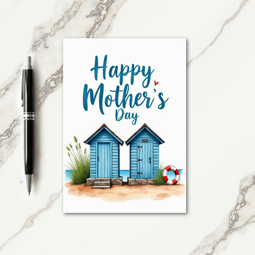 Coastal Mothers Day Message Card