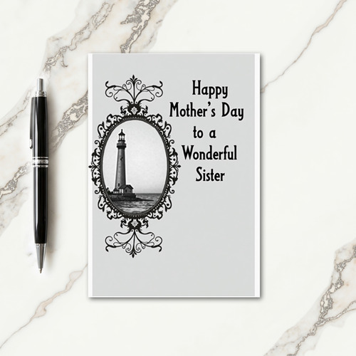 Coastal Tower Mothers Day Card
