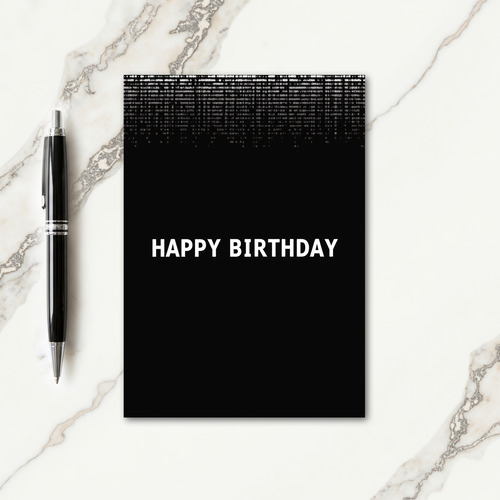Code Stream Birthday Card