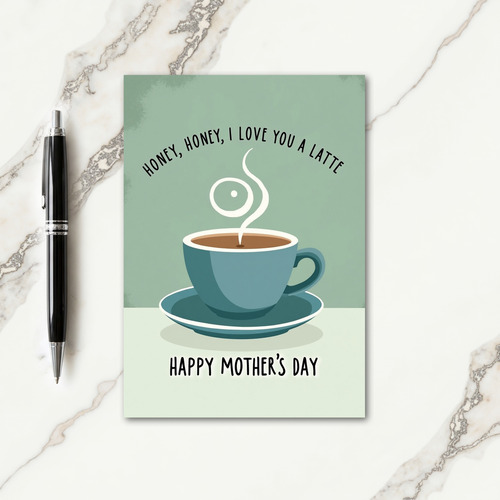 Coffee Mothers Day Art Card