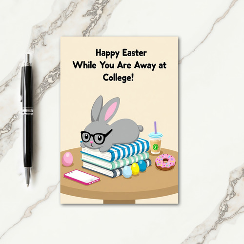 College Easter Greetings Card