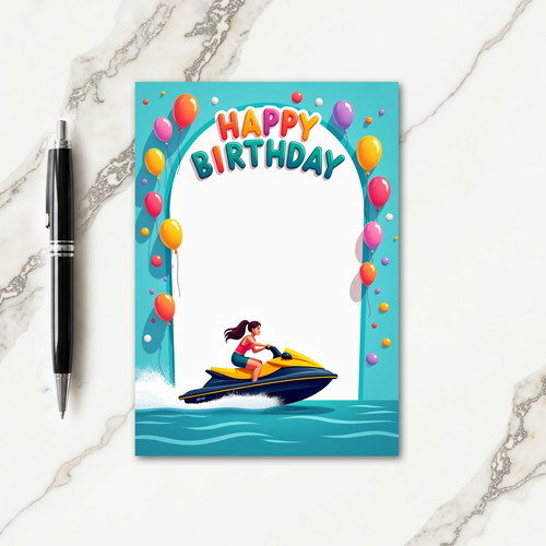 Colorful Birthday Party Card
