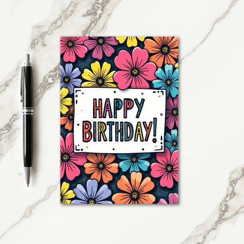 Colorful Celebration Card