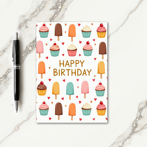 Colorful Confection Birthday Card