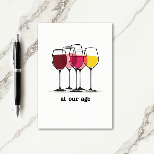 Colorful Glasses Birthday Card