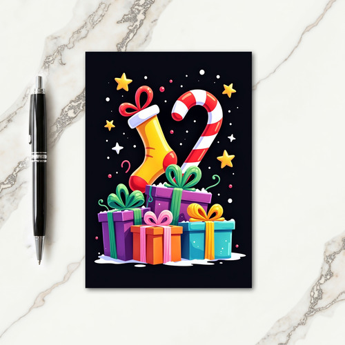 Colorful Holiday Card