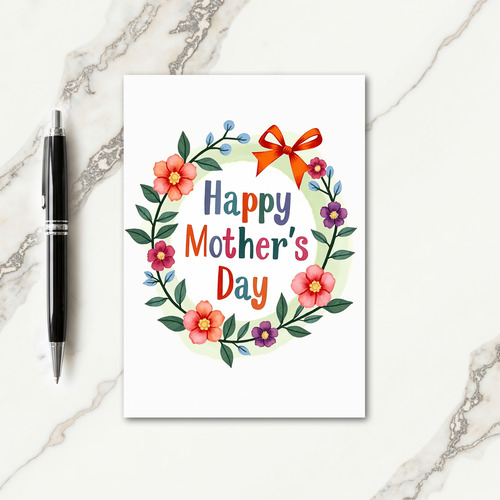 Colorful Mothers Day Love Card
