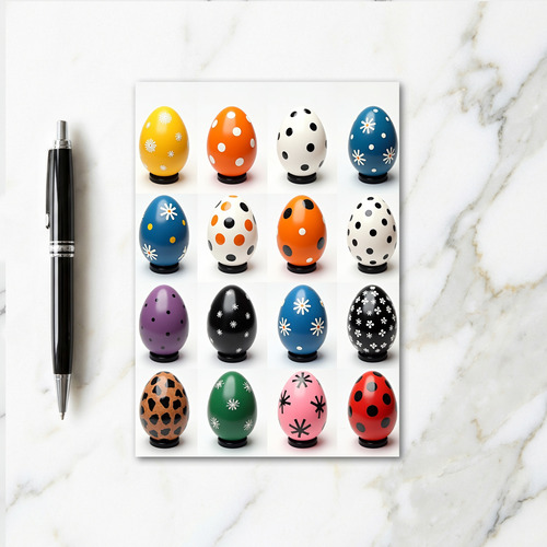 Colorful Pattern Design Card