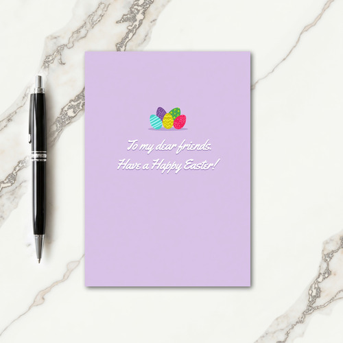 Colorful Pattern Easter Card