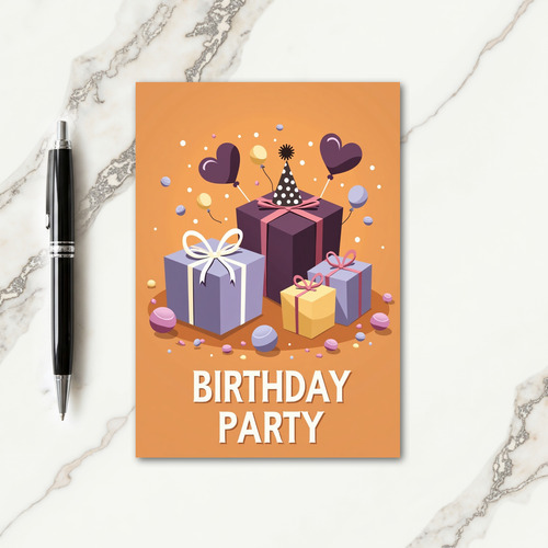 Colorful Present Birthday Card