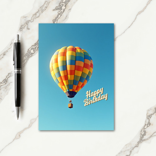 Colorful Sky Birthday Card