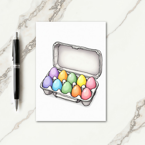 Colorful Spheres Container Card