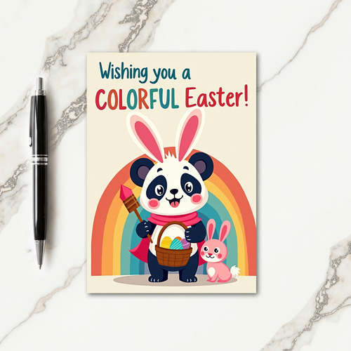 Colorful Spring Celebration Card