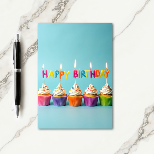 Colorful Treats Birthday Card