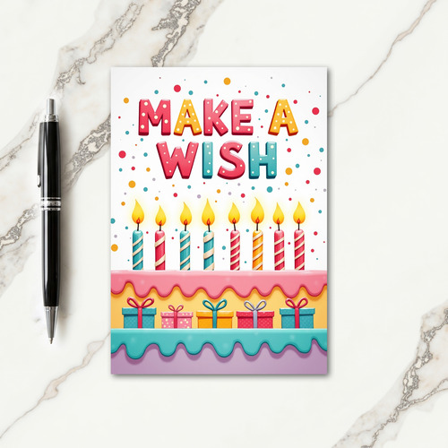 Colorful Wishes Card