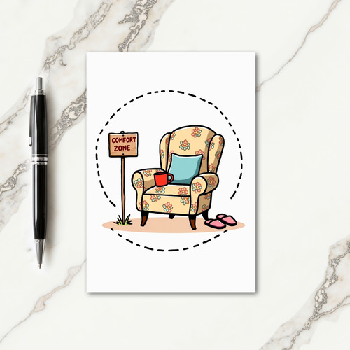 Comfort Zone Illustration Card