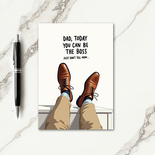 Comfy Fathers Day Rest Card