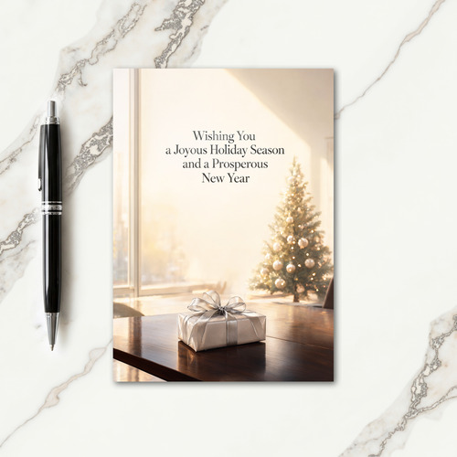 Company Christmas Card Message Card