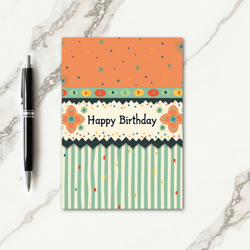 Confetti Birthday Art Card
