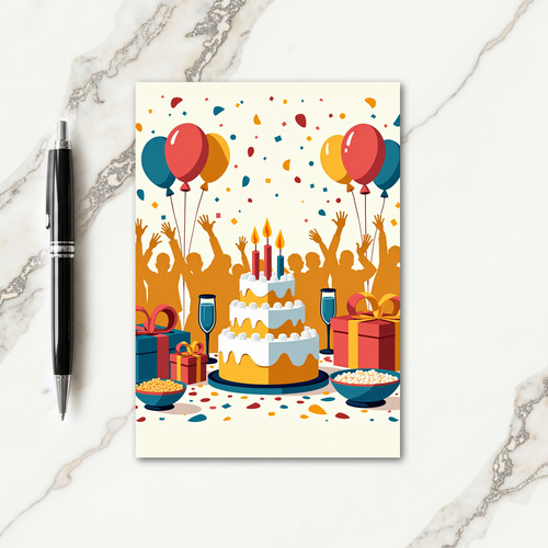Confetti Celebration Card