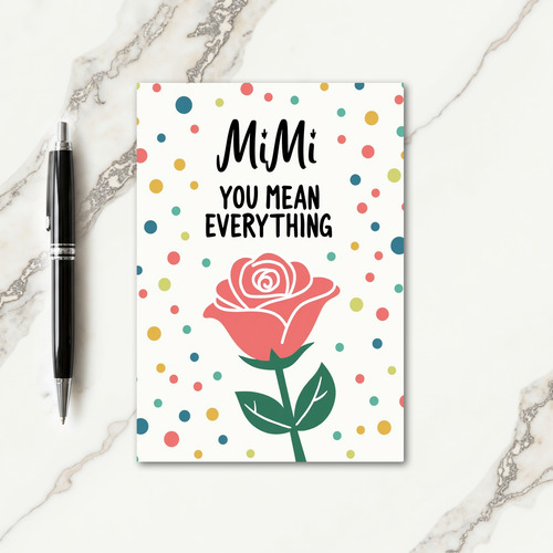 Confetti Mothers Day Love Card