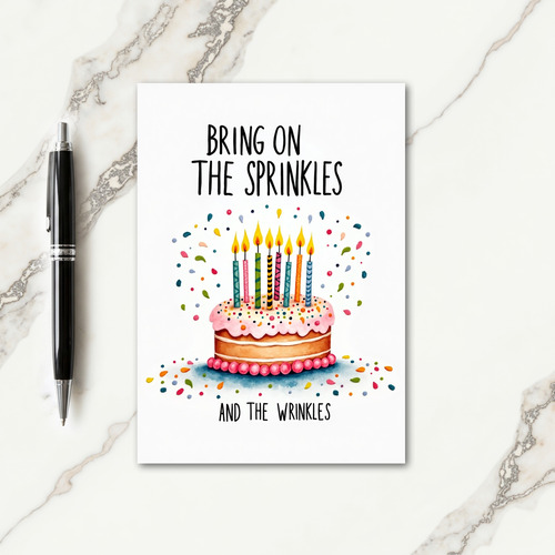 Confetti Swirl Birthday Card