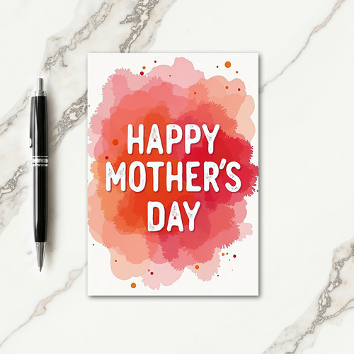 Congrats Watercolor Art Card