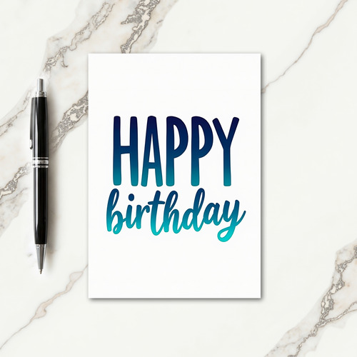 Contemporary Birthday Card