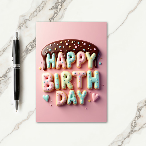 Cookie Birthday Card
