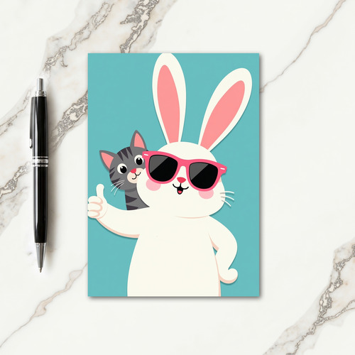 Cool Animal Thumbs Up Card
