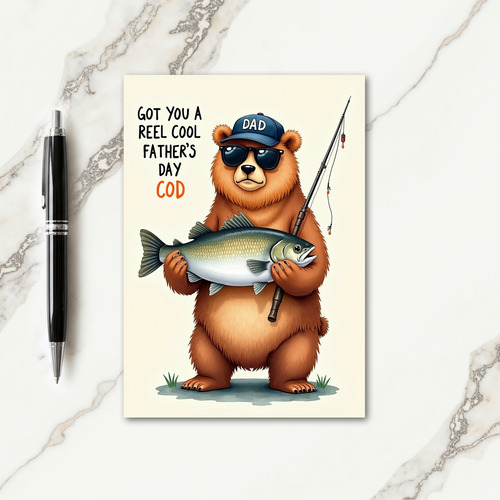 Cool Bears Fathers Day Card