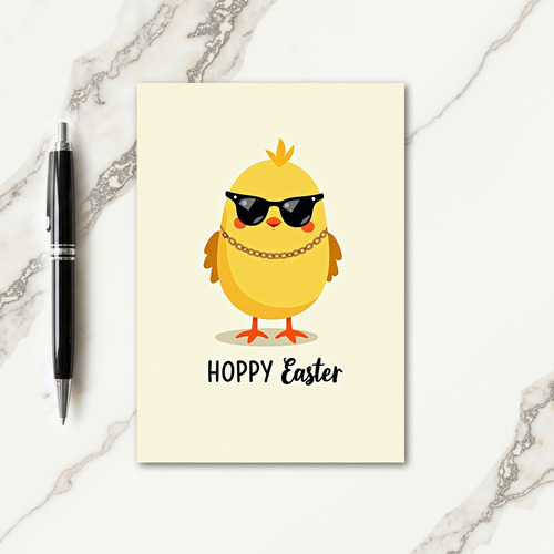 Cool Bird Easter Card