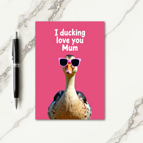 Cool Bird Loving Mom Card