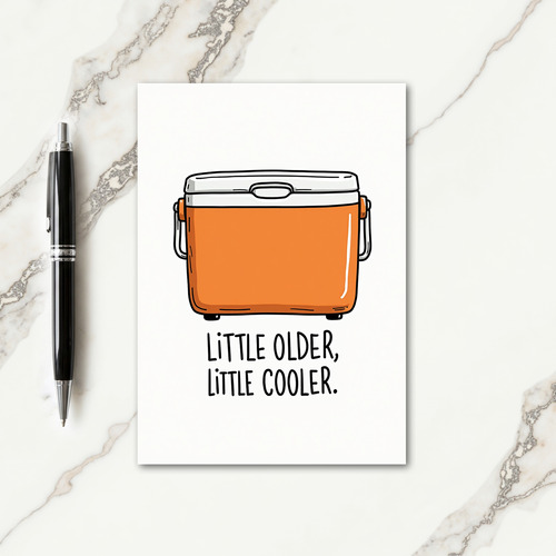 Cool Birthday Container Card