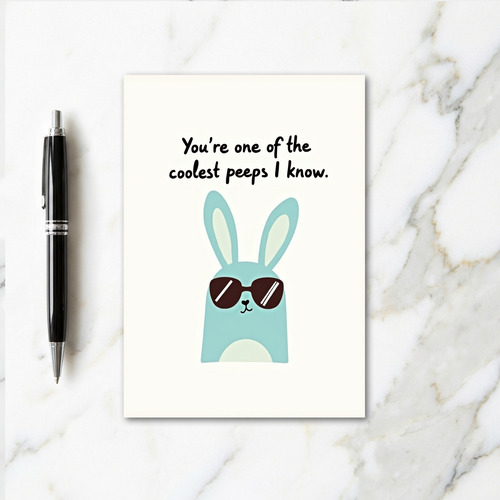 Cool Blue Friend Pattern Card