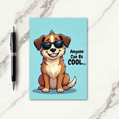Cool Canine Birthday Card