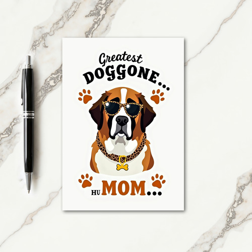 Cool Canine Mums Day Card