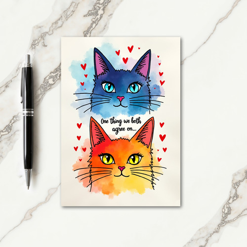 Cool Cats Fathers Day Card