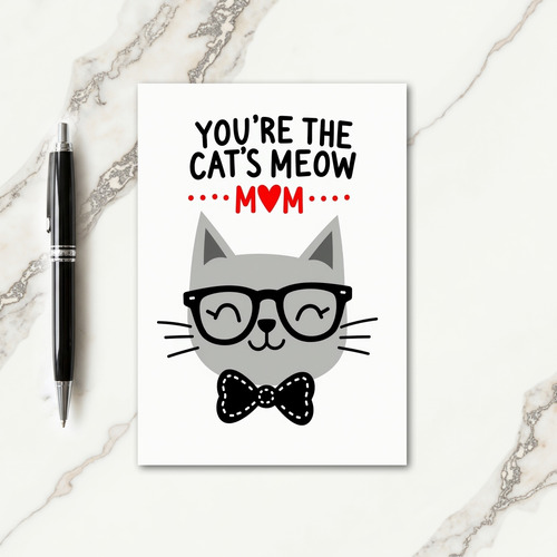 Cool Cats Meow Mothers Day Card