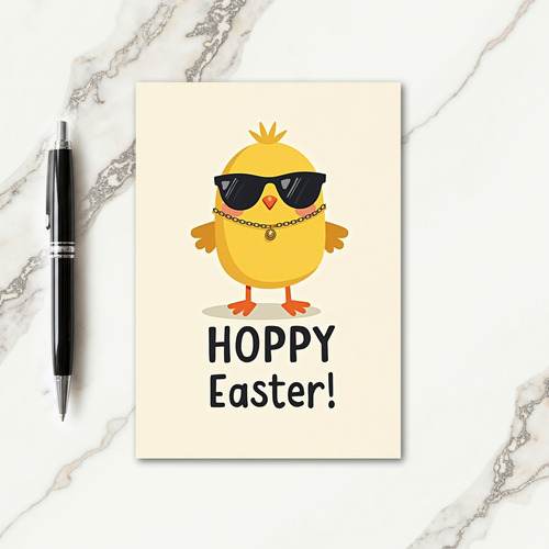 Cool Chick Spring Card