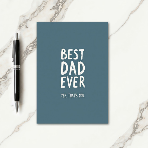 Cool Dad Best Wishes Card