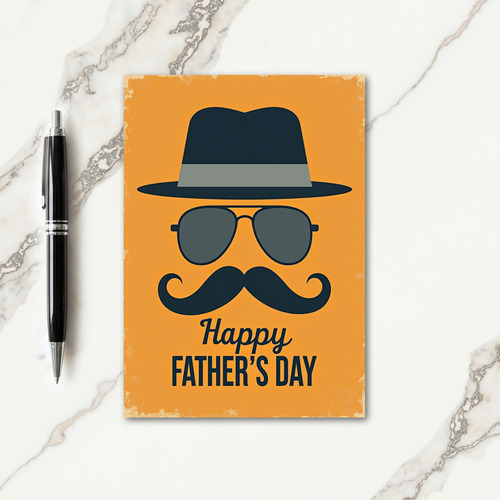 Cool Dad Silhouette Fathers Card