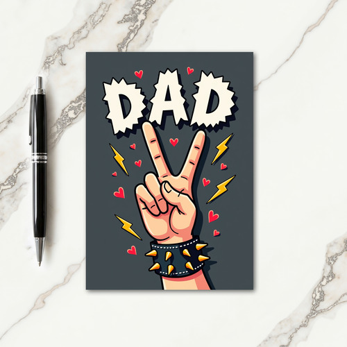 Cool Dads Victory Hand Card