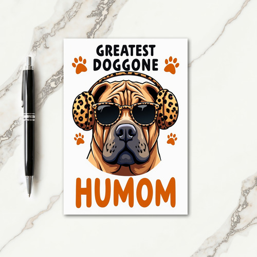 Cool Dog Humom Card