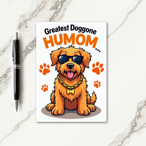 Cool Dog Mothers Day Card
