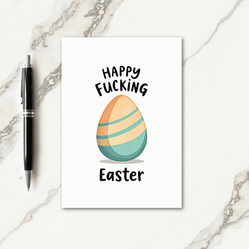 Cool Egg Funny Season Card