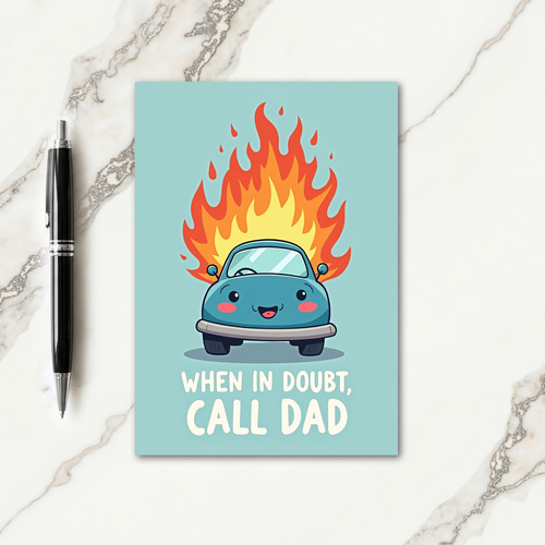 Cool Fathers Day Auto Card