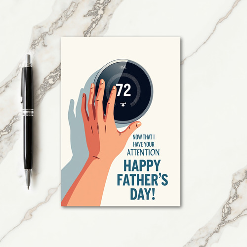 Cool Fathers Day Display Card