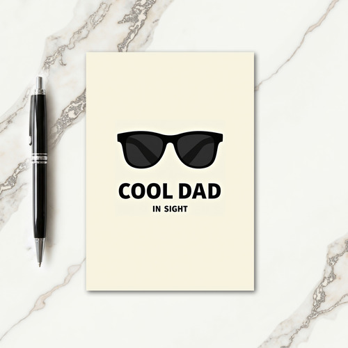 Cool Fathers Day Eyewear Card